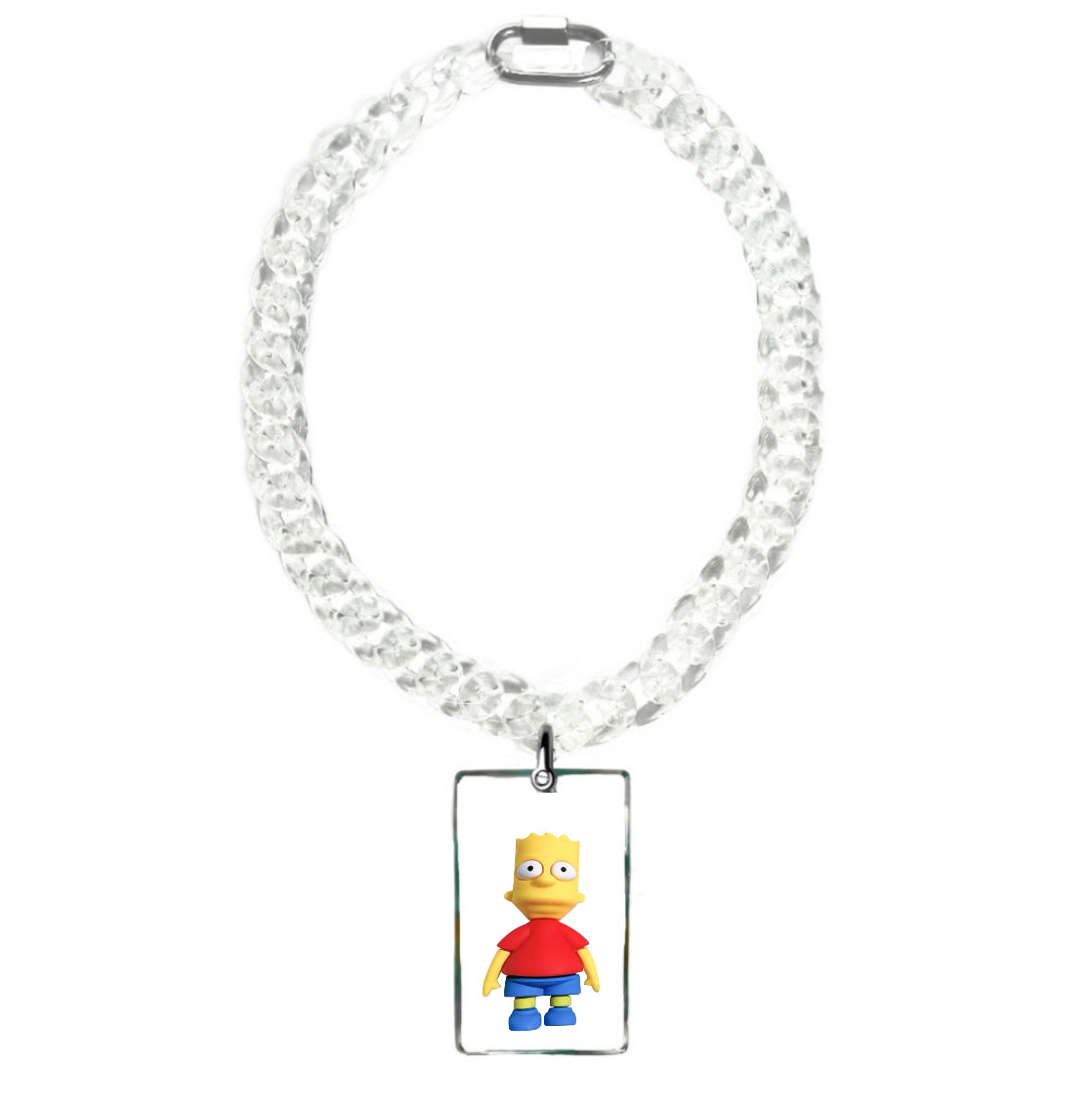 Simpsons beard necklace