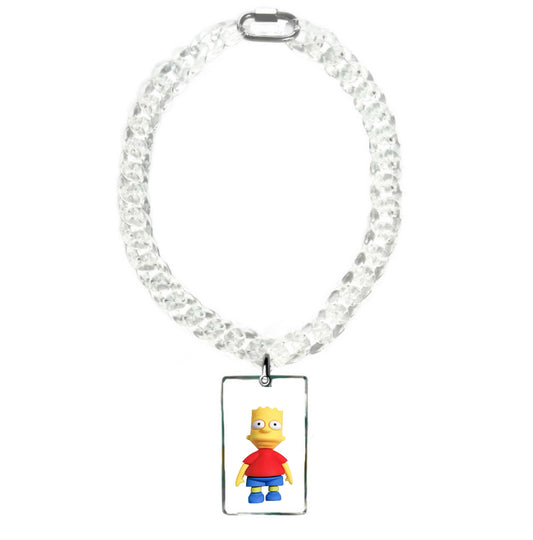 Simpsons beard necklace