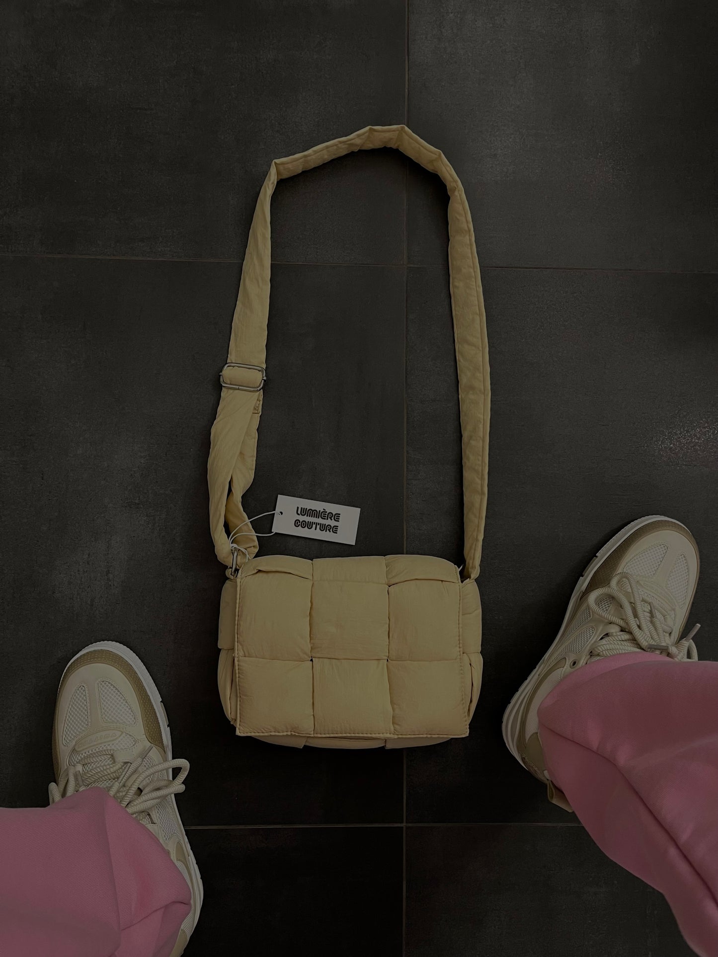 Pufferbag Beige