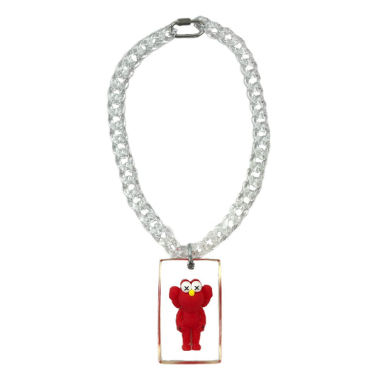 Kaws necklace red